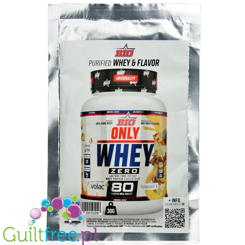 BIG® Only Whey Zero Volac 80 Cookies Ice Cream - saszetka 30g