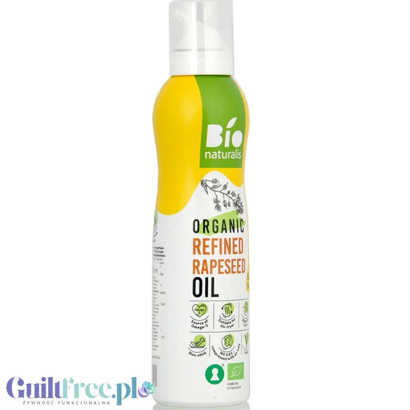 Bio Naturalis Organic Refined Rapeseed Oil - rafinowany olej rzepakowy tłoczony na zimno w spray'u - Image 4