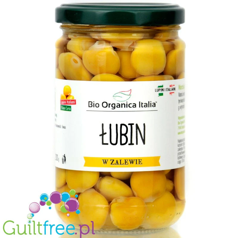 Bio Organica Italia Lupin - organiczny łubin w zalewie, alternatywa soi i ciecierzycy