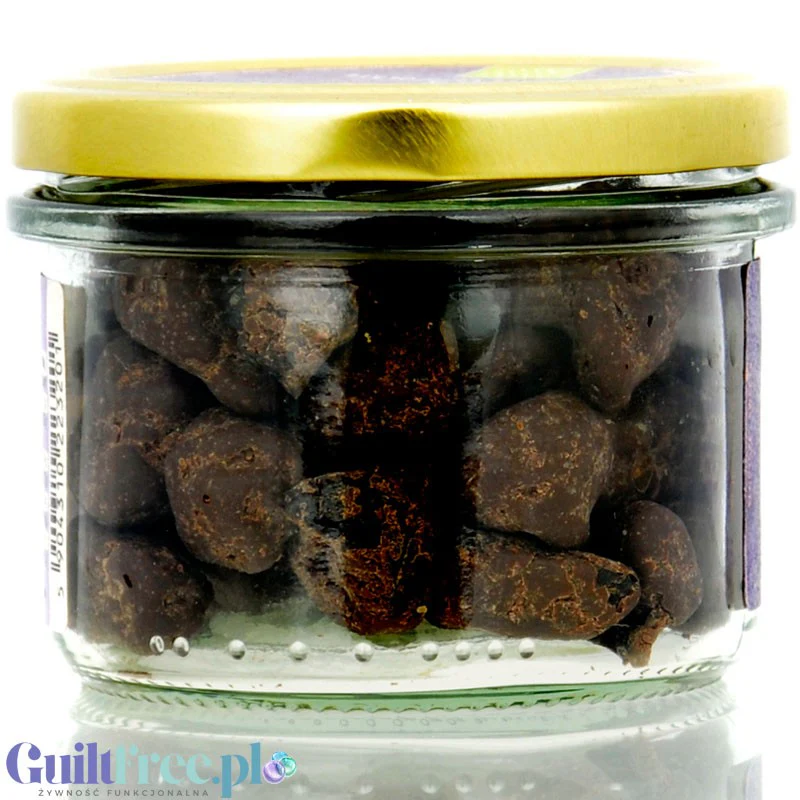 Biossom Śliwki w wegańskie organicznej czekoladzie bez cukru z erytrytolem 125g - Image 2