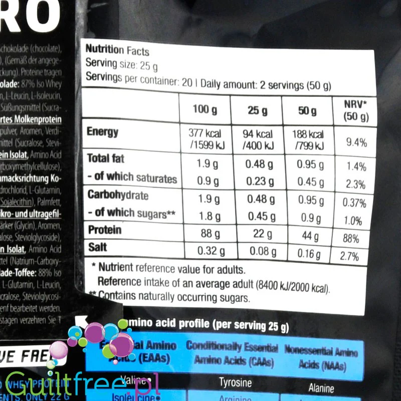 BioTech USA Iso Whey Zero, Kokos, odżywka białkowa bez laktozy - Image 2