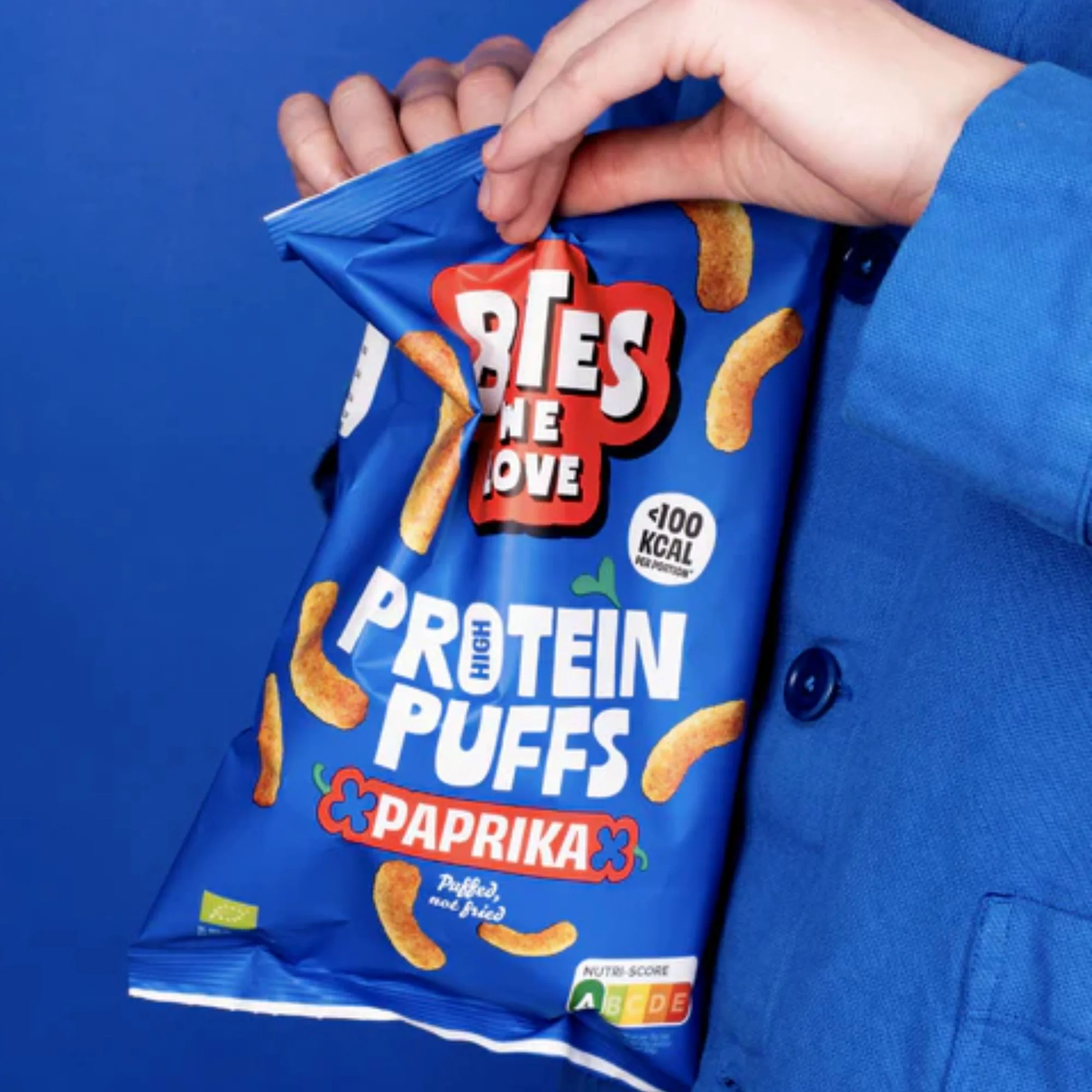 Bites We Love Protein Puffs Paprika - wegańskie organiczne chrupki z soczewicy o smaku paprykowym 20g białka - Image 4