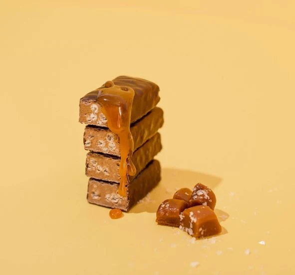 Bliss Whip Salted Caramel & Milk Chocolate - batonik 80kcal, Solony Karmel Czekolada - Image 3