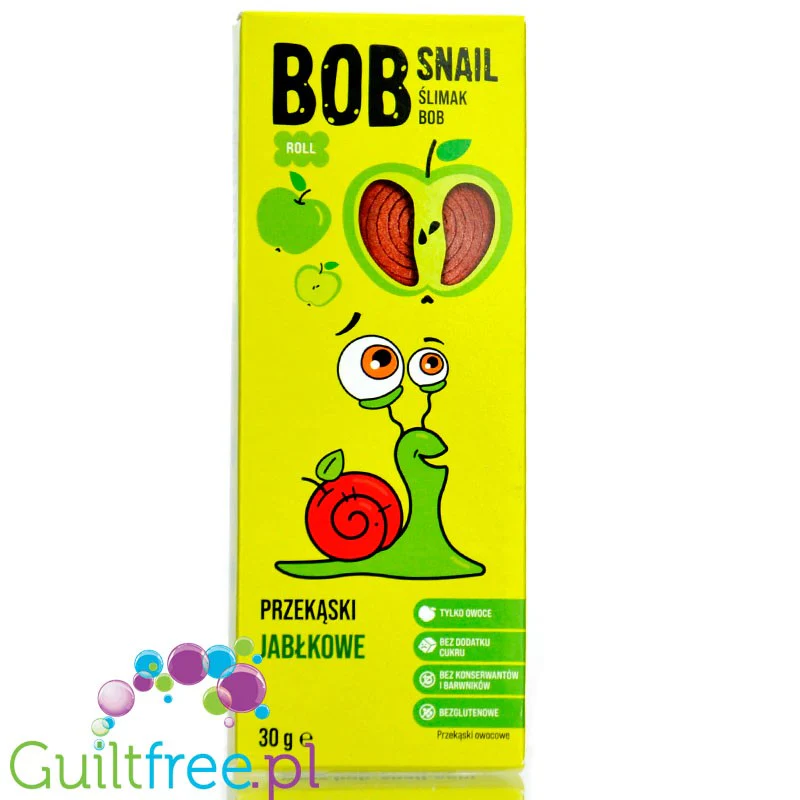 Bob Snail Roll Apple - Przekąska Jabłko bez dodatku cukru Bob Snail, 30g