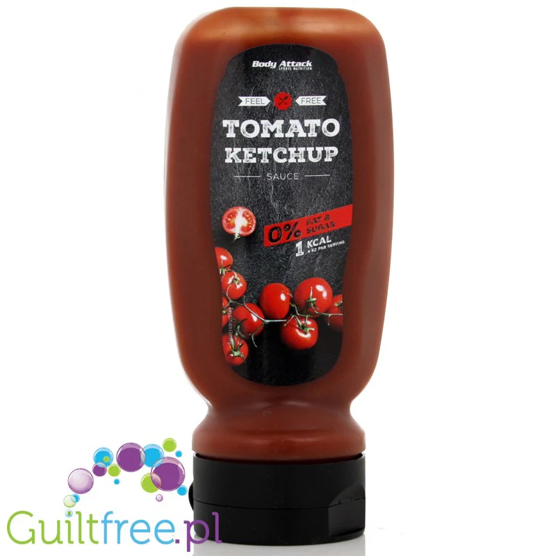 Body Attack Ketchup - sos kanapkowy bez cukru 1kcal w porcji