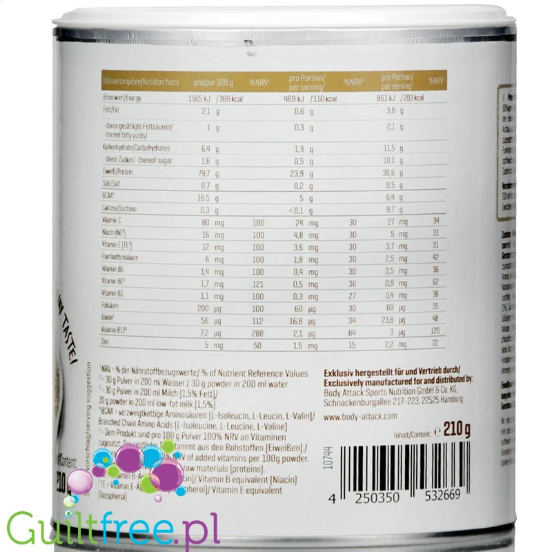 Body Attack Proteinowy pudding Cookies 'n Cream - Image 4