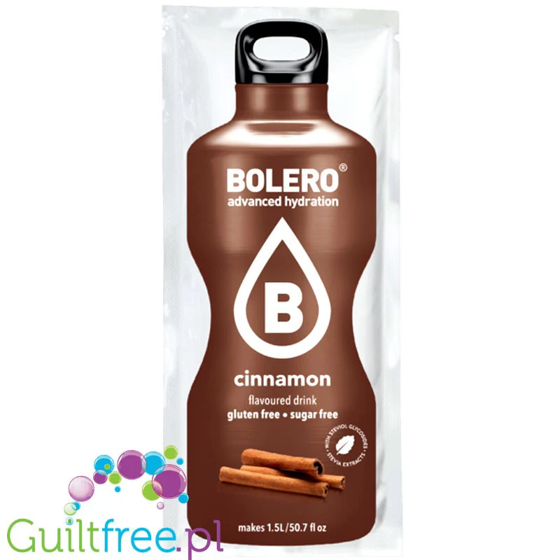 Bolero Drink Cinnamon 9g - napój instant w saszetce, ze stewią, smak cynamonowy - Image 2