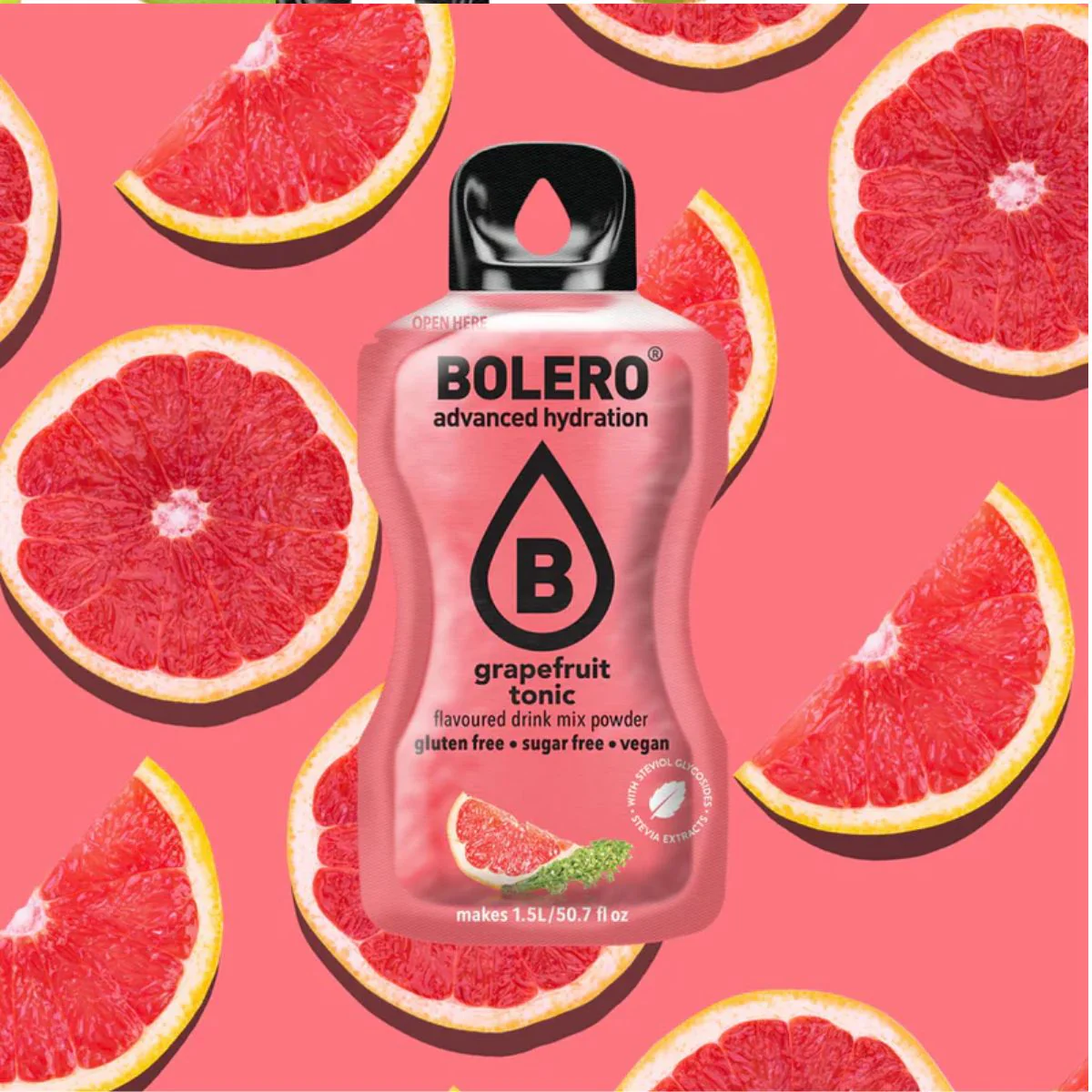 Bolero Drink Grapefruit Tonic - napój instant w saszetce ze stewią, na 1,5L - Image 2
