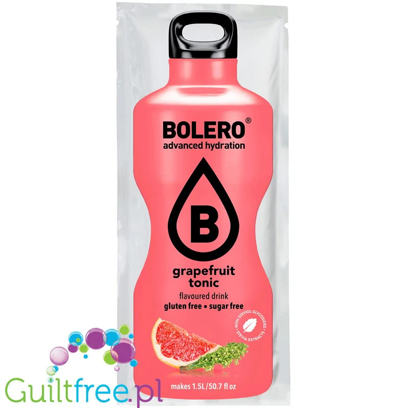 Bolero Drink Grapefruit Tonic - napój instant w saszetce ze stewią, na 1,5L - Image 3