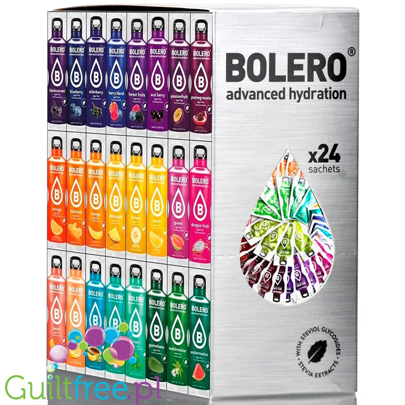 Bolero Drink Mix Smaków display 24 saszetek, każda inna