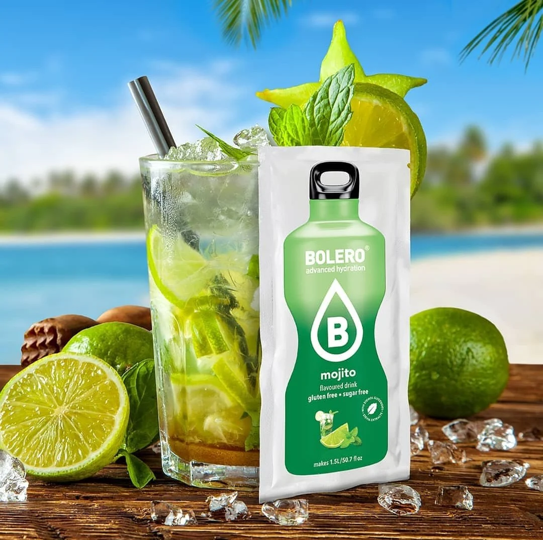 Bolero Drink Mojito  9g - napój w saszetce bez cukru ze stewią, Mojito - Image 2