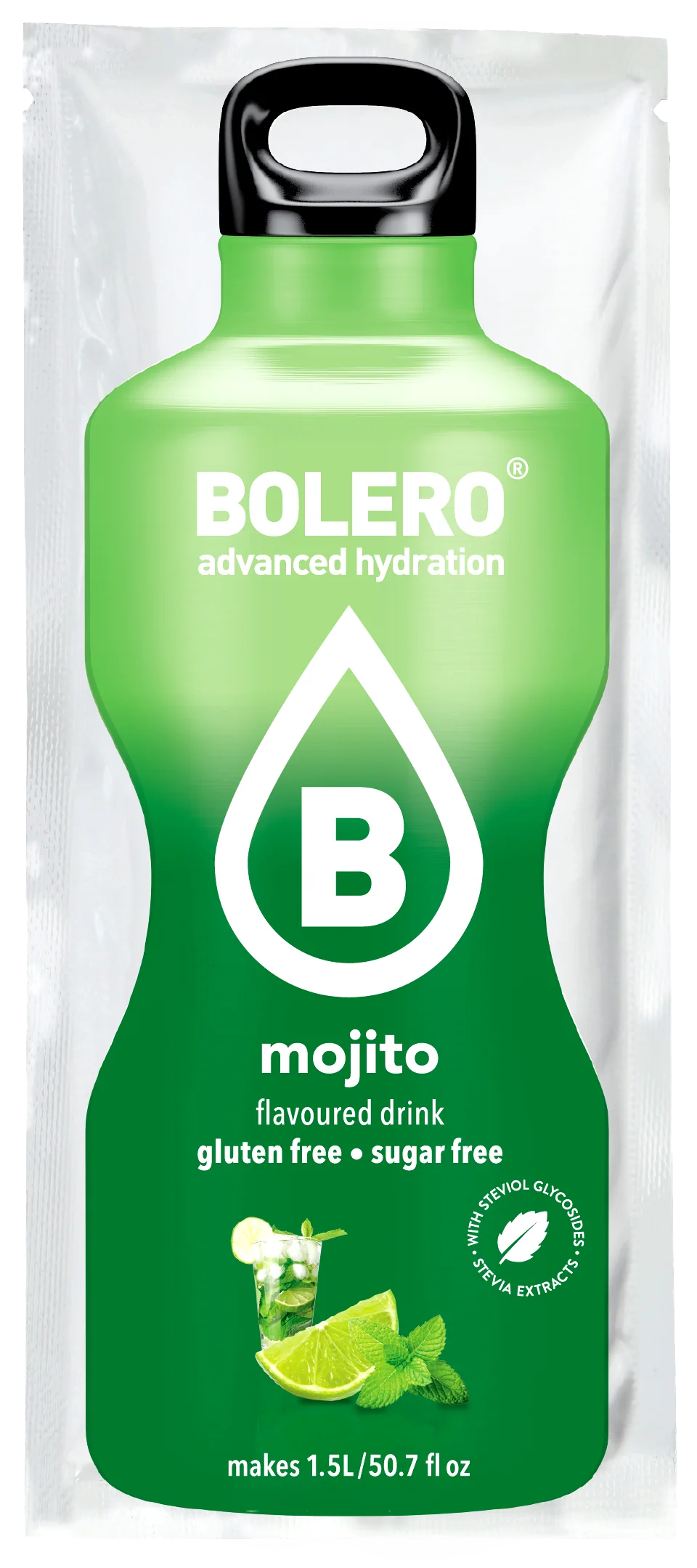 Bolero Drink Mojito  9g - napój w saszetce bez cukru ze stewią, Mojito - Image 3
