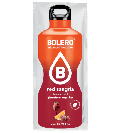 Bolero Drink Red Sangria  9g - napój w saszetce bez cukru ze stewią,  Czerwona Sangria - Image 2