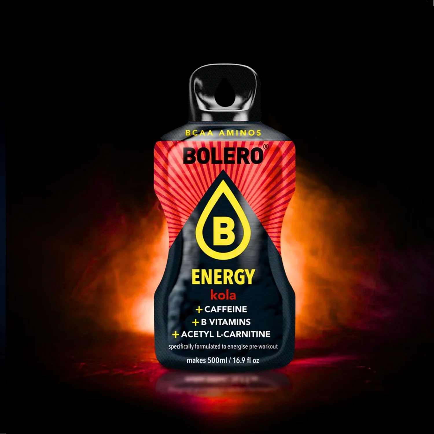 Bolero Energy Cola 14g - napój energetyczny bez cukru z kofeiną, acetylo-L-karnityną i witaminami z grupy B - Image 2