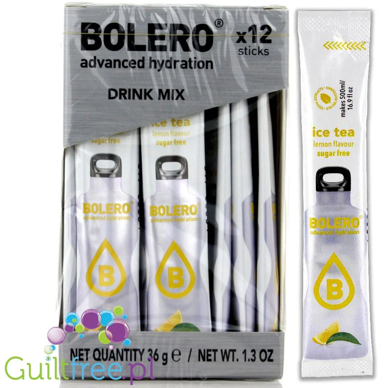 Bolero Sticks ze stewią, Ice Tea Cytryna 12 saszetek na 6L - Image 2