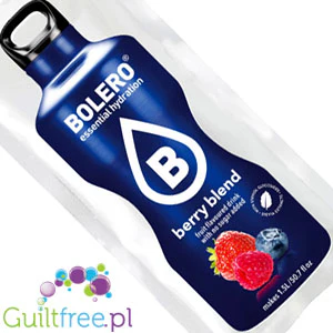 Bolero Drink Berry Blend 9g - napój instant w saszetce, ze stewią, smak Jagoda, Malina & Truskawka - Image 2
