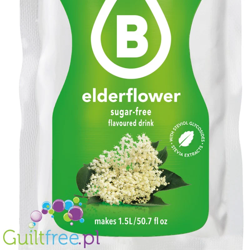 Bolero Drink Elderflower 9g - napój instant w saszetce, ze stewią,  smak Kwiaty Dzikiego Bzu (kordial) - Image 3