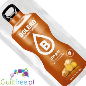 Bolero Drink Ginger 9g - saszetka do napojów bez cukru ze stewią,  Imbir - Image 2