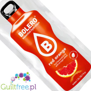 Bolero Drink Red Orange 9g - saszetka do napojów bez cukru ze stewią, Czerwona Pomarańcza - Image 2