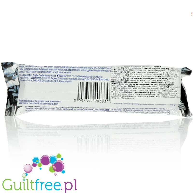 Bounty HiProtein - protein baton proteinowy 18g białka - Image 4