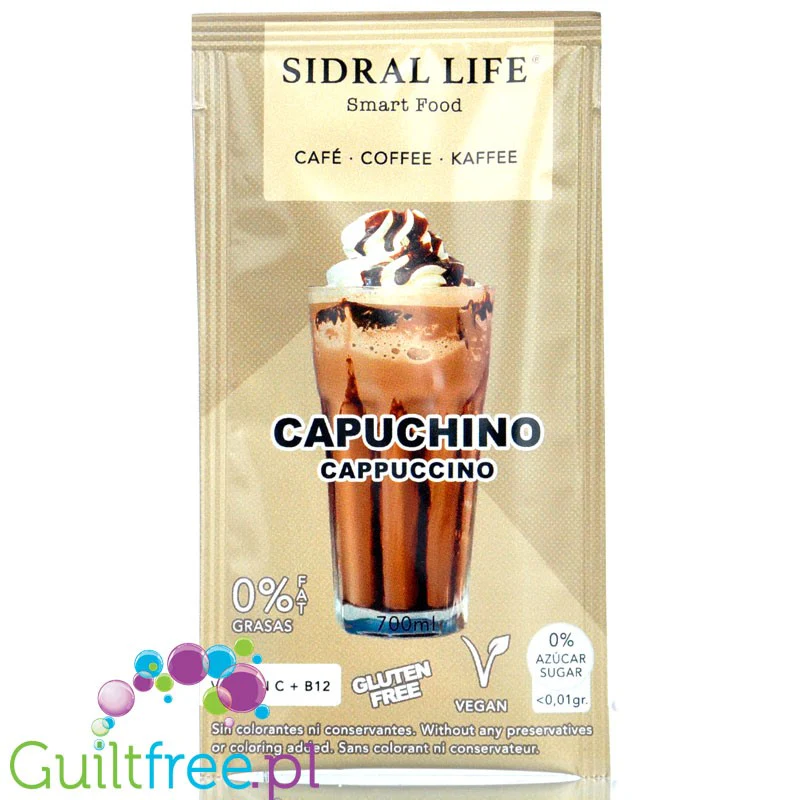 Smart Food Café Cappucino - saszetka smakowa bez cukru do mrożonej kawy & deserów i napojów