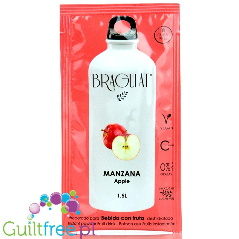 Bragulat Drink Apple - napój instant w saszetce, bez cukru, z witaminą C (Jabłko)