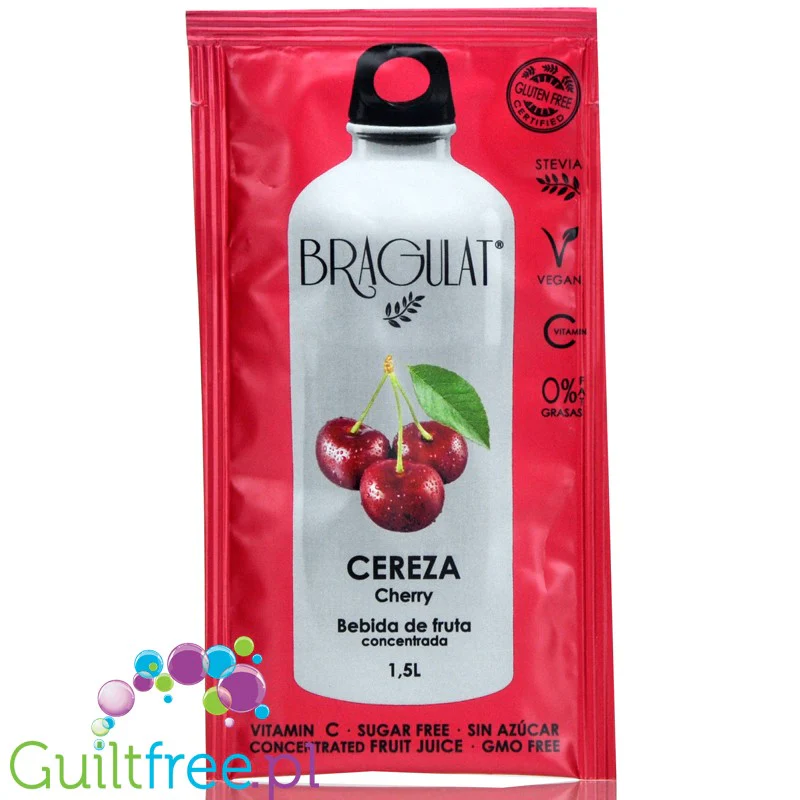 Bragulat Drink Cherry - napój instant w saszetce, bez cukru, z witaminą C - Image 3