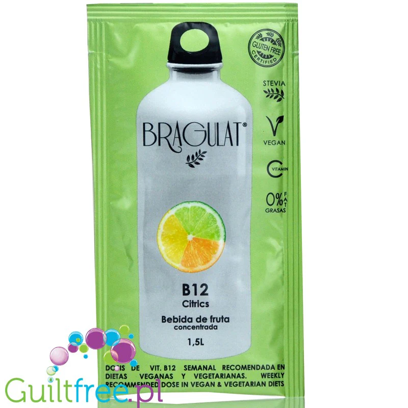 Bragulat Drink Citrus - napój instant w saszetce, bez cukru, z witaminą C i B12 - Image 3