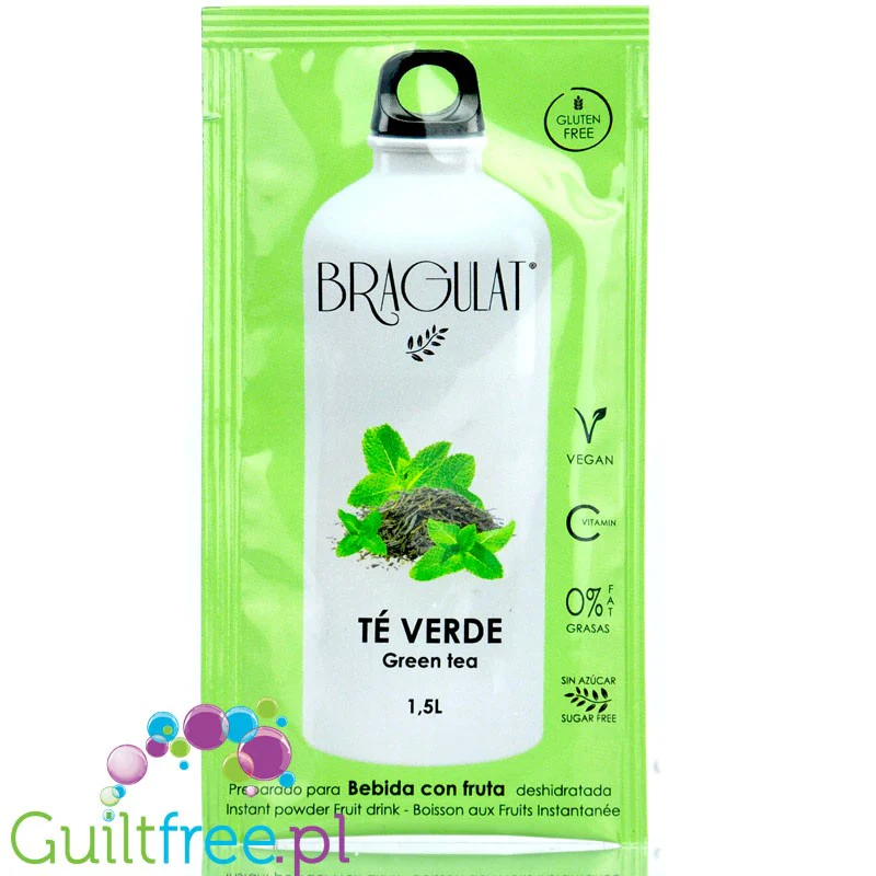 Bragulat Drink Green Tea - napój instant w saszetce, bez cukru, z witaminą C (Zielona Herbata)