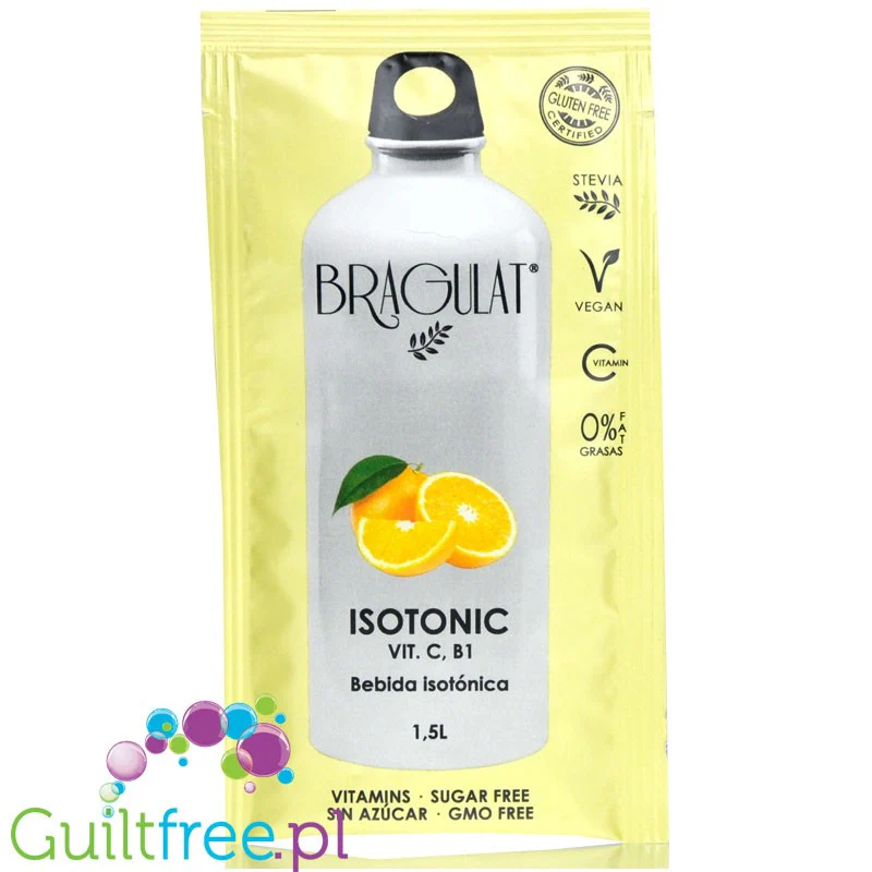 Bragulat Drink Isotonic - napój instant w saszetce, bez cukru, z witaminą C i B1