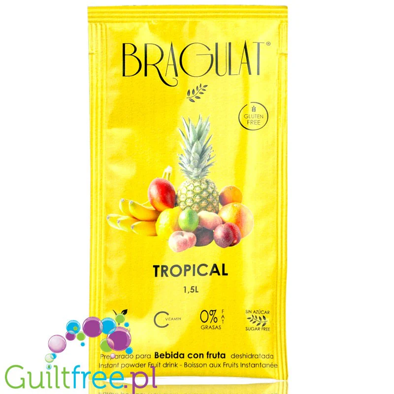 Bragulat Drink Tropical - napój instant w saszetce, bez cukru, z witaminą C
