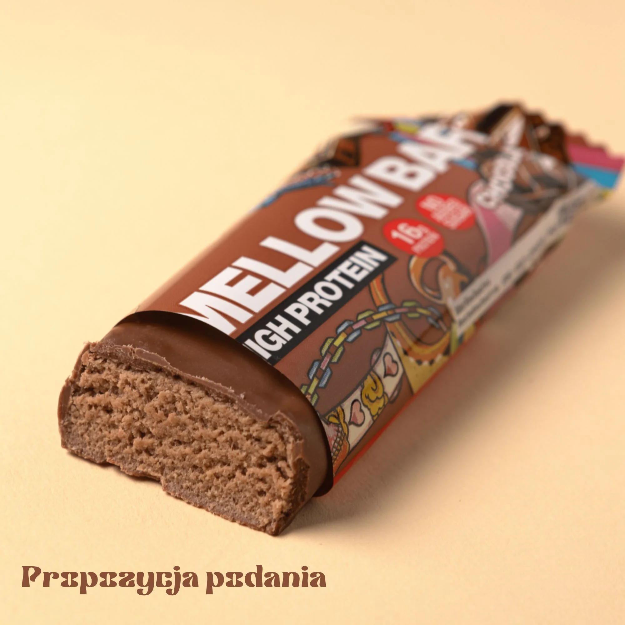 BSc Mellow Bar Chocolate - puszysty baton proteinowy a la marshmallow w czekoladzie 16g białka - Image 2