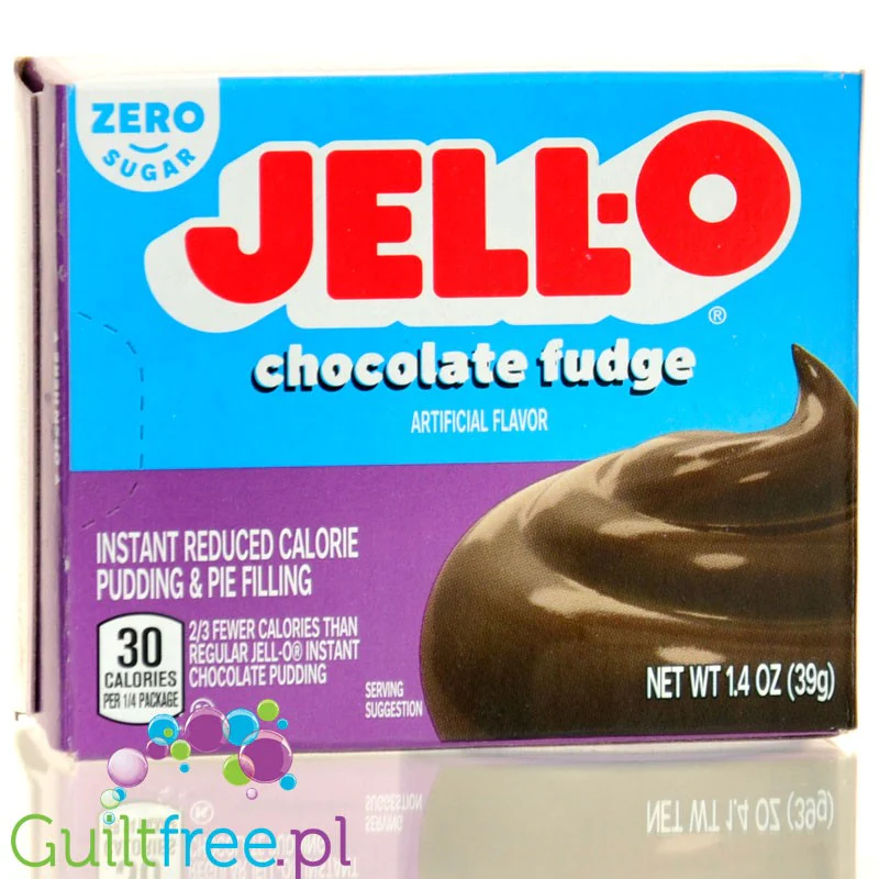 JellO Chocolate Fudge Pudding Zero Sugar - Budyń bez cukru i tłuszczu, smak czekoladowego ciasta - Image 5