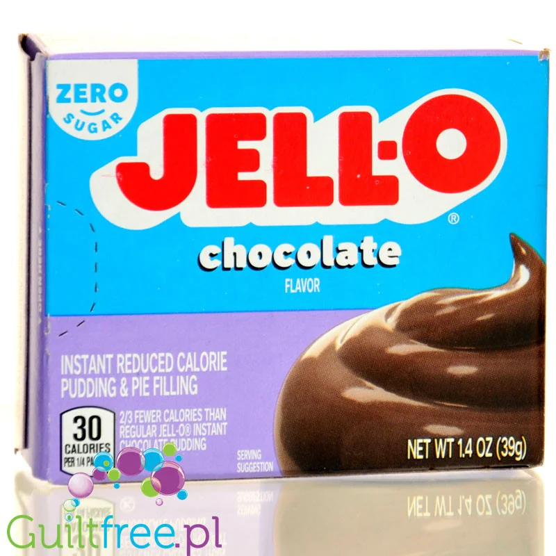 JellO Chocolate Pudding Sugar Free - budyń bez cukru & tłuszczu instant, smak czekoladowy - Image 4