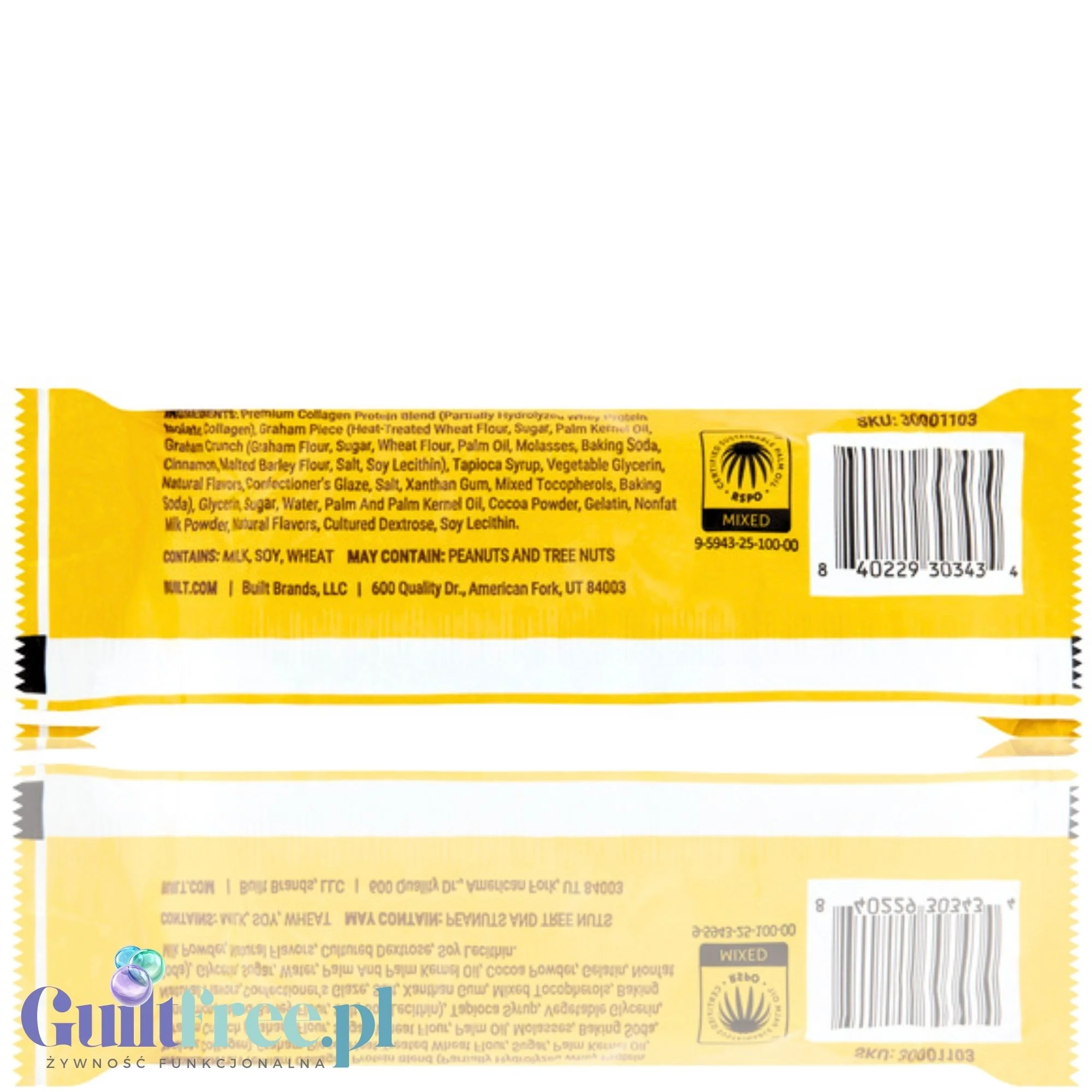 Built Bar Protein Puff S'Mores Chunk - proteinowy baton piankowy w czekoladzie 15g białka 160kcal - Image 8