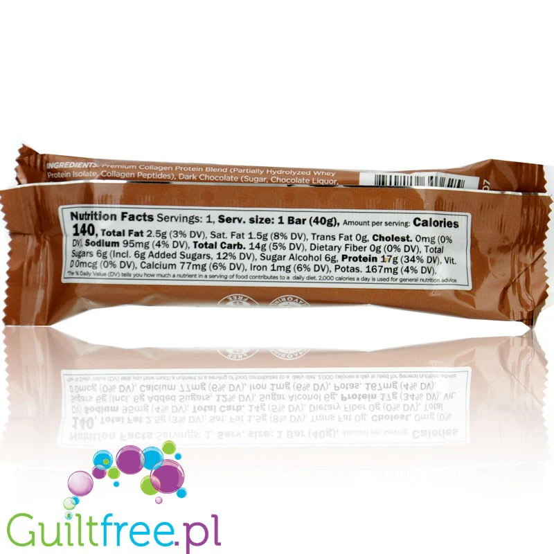 Built Bar Protein Puffs Brownie Batter - proteinowy baton marshmallow w czekoladzie 17g białka & 140kcal - Image 2
