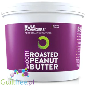 Bulk Powders czyste Masło Orzechowe Smooth bez cukru i soli 1KG