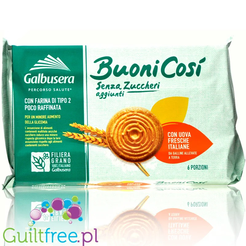Buoni Così Frollino - kruche ciastka bez cukru 0,33kg (6 x 55g)