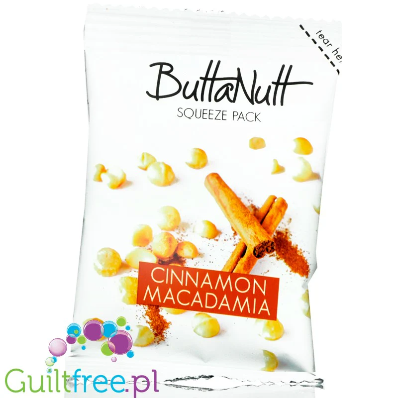 ButtaNutt Cinnamon Macadamia -  masło z prażonych orzechów makadamia z cynamonem, z RPA