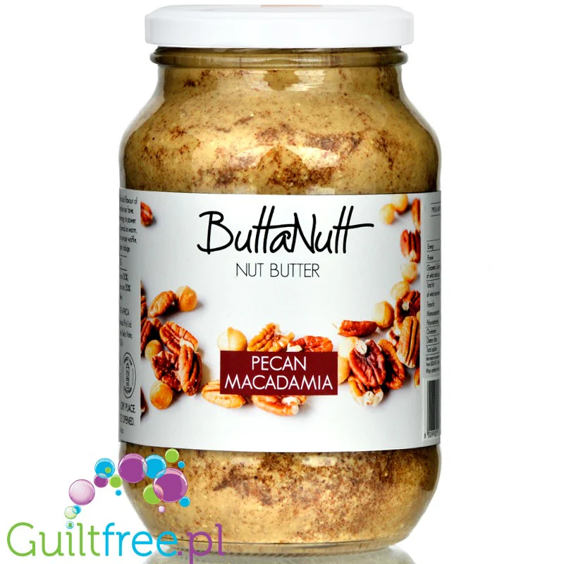 ButtaNutt Pecan Macadamia 1KG - masło makadamia & pekan z RPA