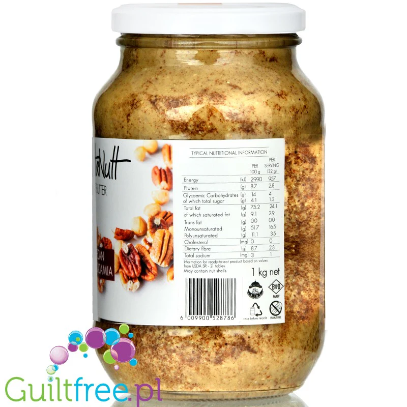 ButtaNutt Pecan Macadamia 1KG - masło makadamia & pekan z RPA - Image 4