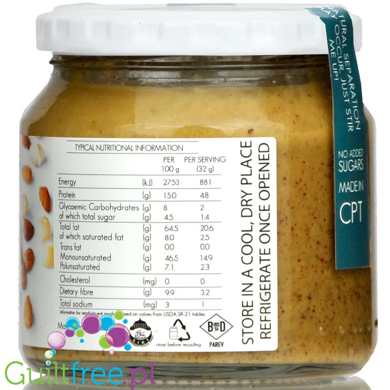 ButtaNutt Almond Macadamia 250g - masło makadamia & migdały z RPA - Image 3
