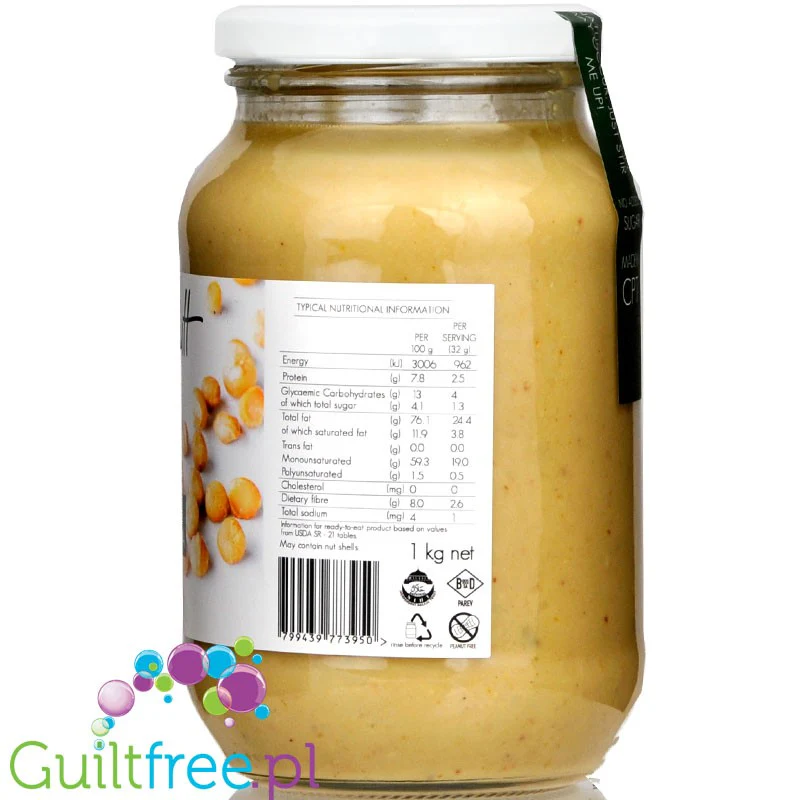 ButtaNutt Roasted Macadamia 1KG -  masło z prażonych orzechów makadamia, z RPA - Image 3