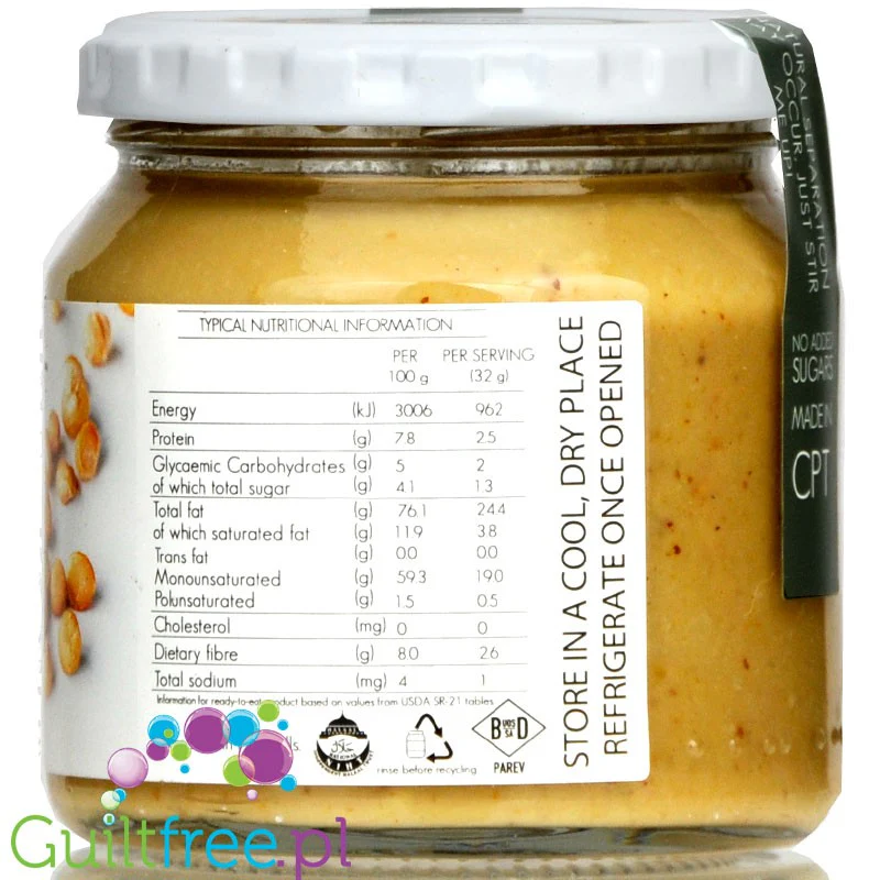 ButtaNutt Roasted Macadamia 250g -  masło z prażonych orzechów makadamia, z RPA - Image 2