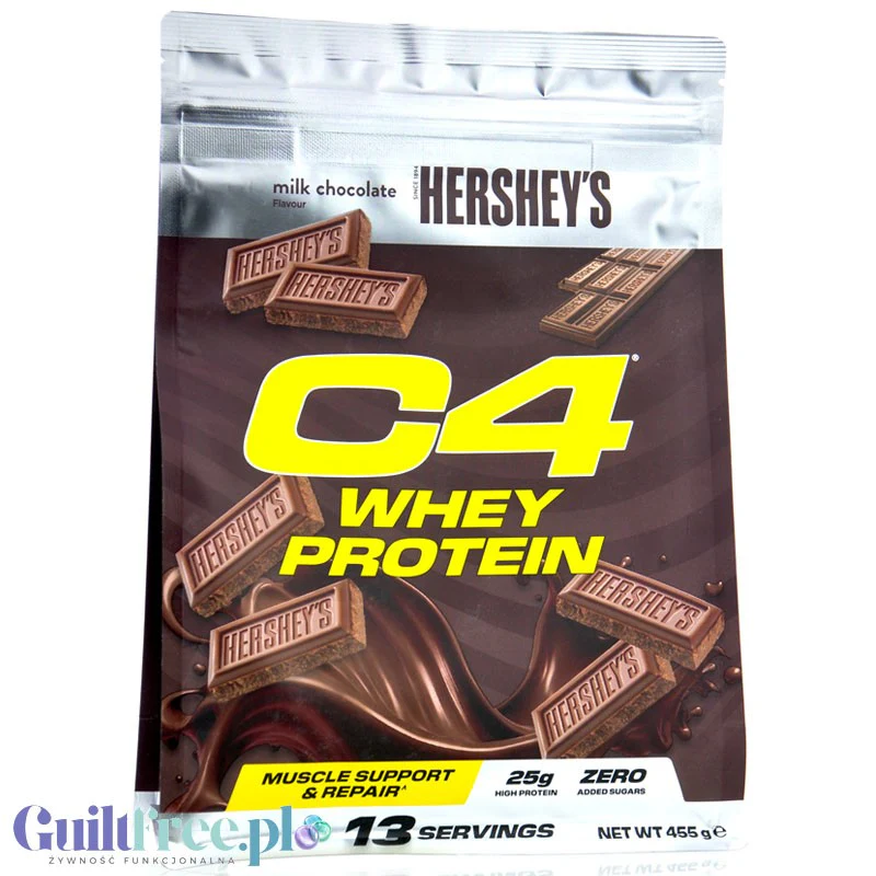 C4 Whey Protein Hershey's® 455g - jedyna oryginalna odżywka białkowa Hershey´s
