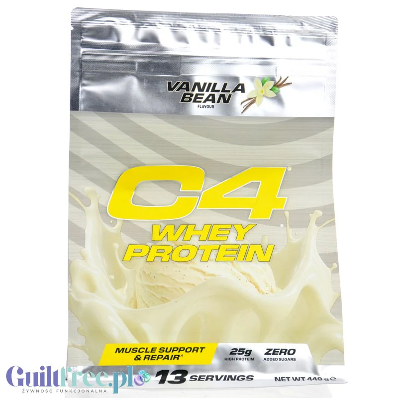 C4 Whey Protein Vanilla Bean - waniliowa odżywka białkowa