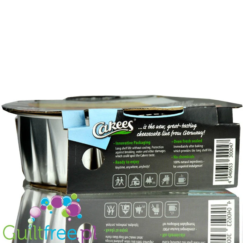 Cakees Sweet Protein Cheesecake, Orange 0,45KG - gotowy sernik proteinowy bez cukru z ksylitolem - Image 2