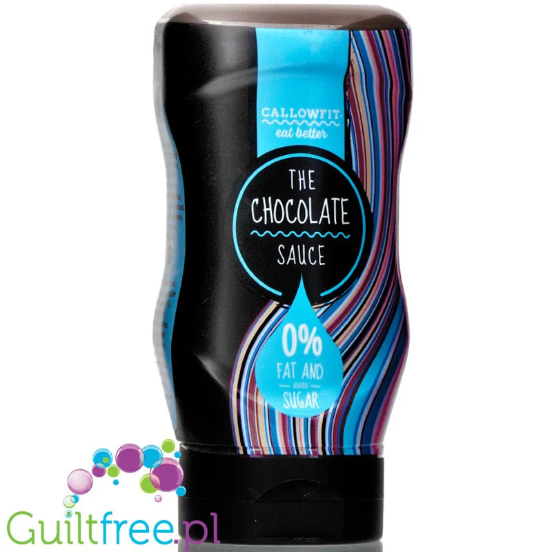 Callowfit  Chocolate gęsty sos czekoladowy bez cukru i bez tłuszczu