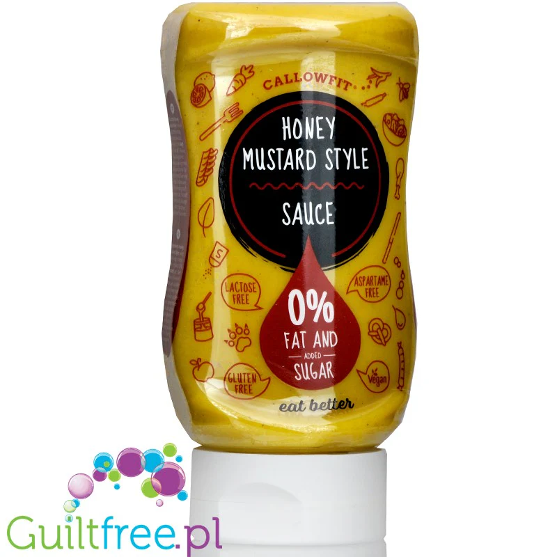Callowfit Honey Mustard - sos miodowo-musztardowy bez cukru i bez tłuszczu