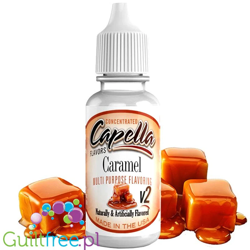 Capella Caramel V2 - skoncentrowany karmelowy aromat bez cukru i bez tłuszczu